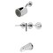 Kingston Brass KBX8131CML Three-Handle Tub and Shower Faucet, Polished Chrome KBX8131CML - alternate 1